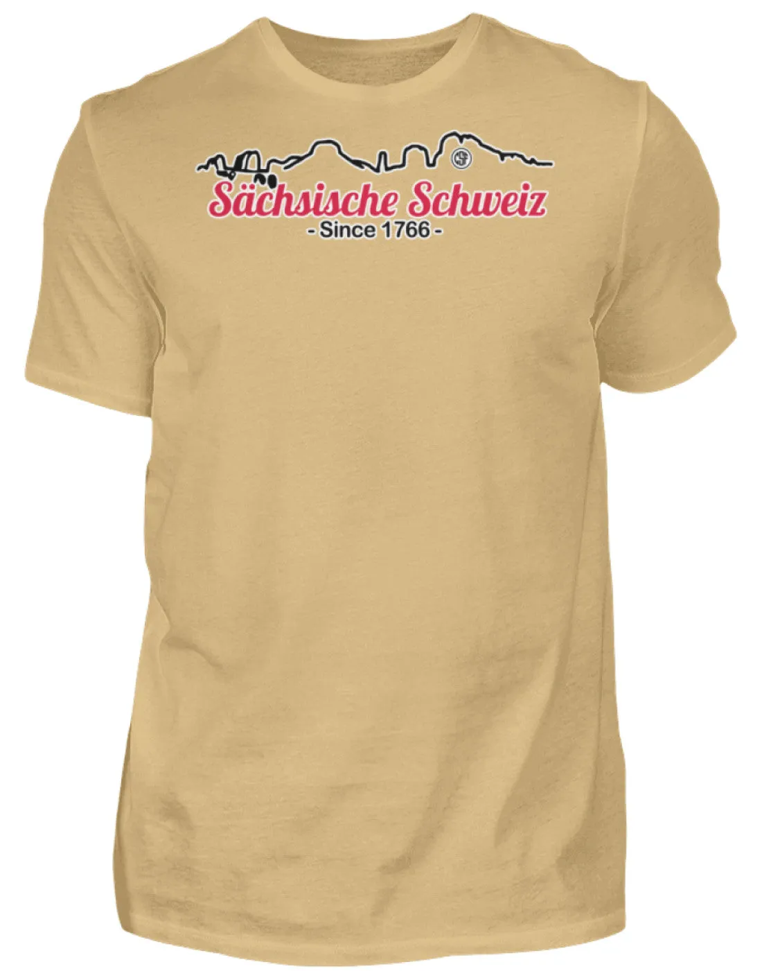 Sächsiche Schweiz - Skyline  - Herren Shirt