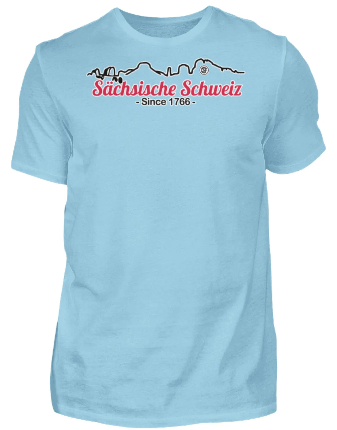 Sächsiche Schweiz - Skyline  - Herren Shirt