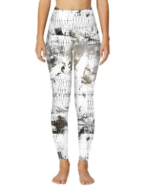 Serpentine Pattern Yoga Fitness Sport Leggings 