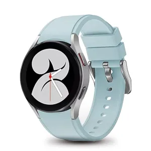 Silicone Sport Band Strap For Samsung Galaxy Watch 5 / 5 Pro / 4 / 4 Classic Light Blue