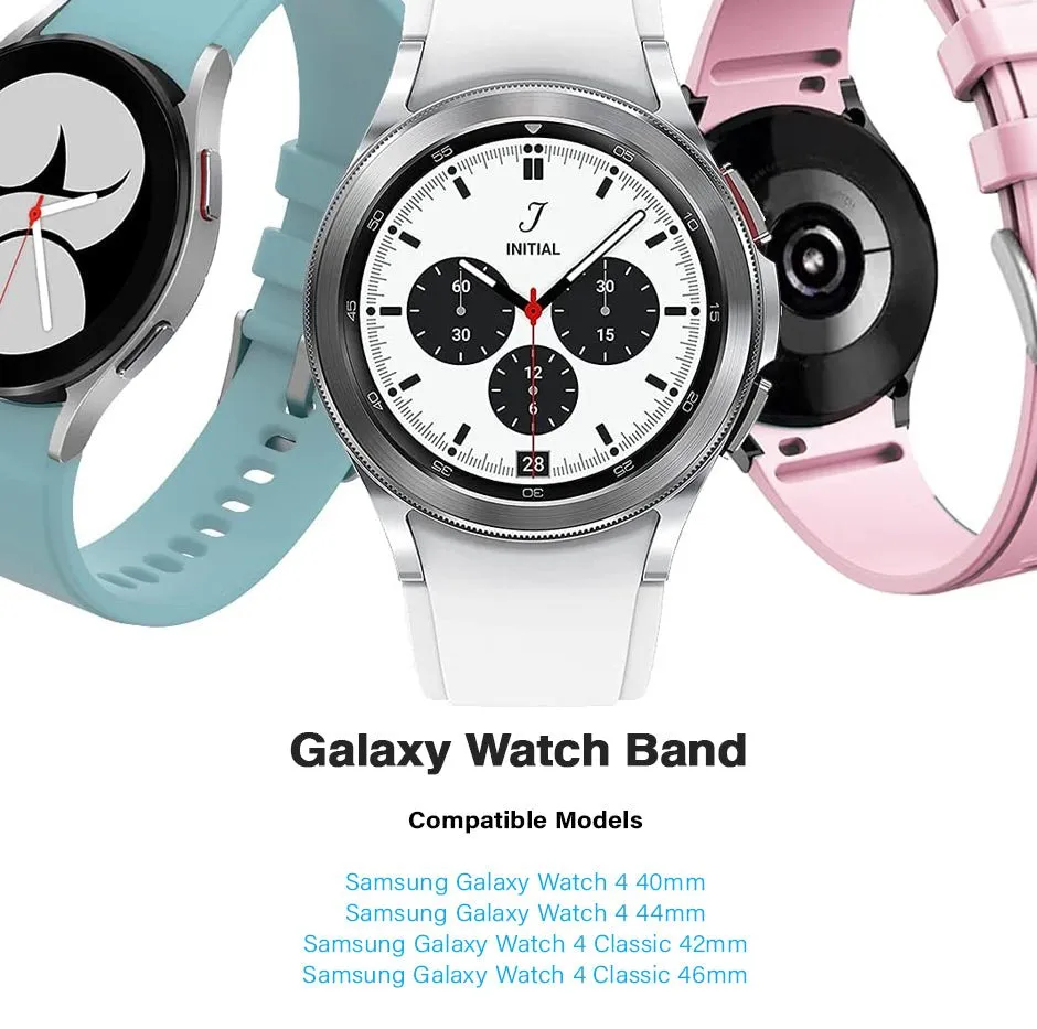 Silicone Sport Band Strap For Samsung Galaxy Watch 5 / 5 Pro / 4 / 4 Classic Red