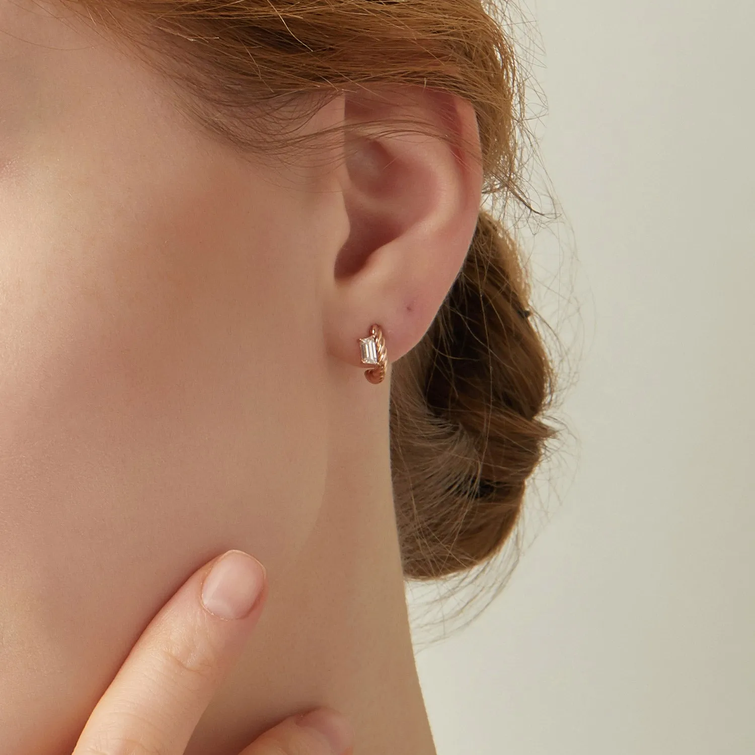 Sélection. D Gold Earring JDRER4S44ZC