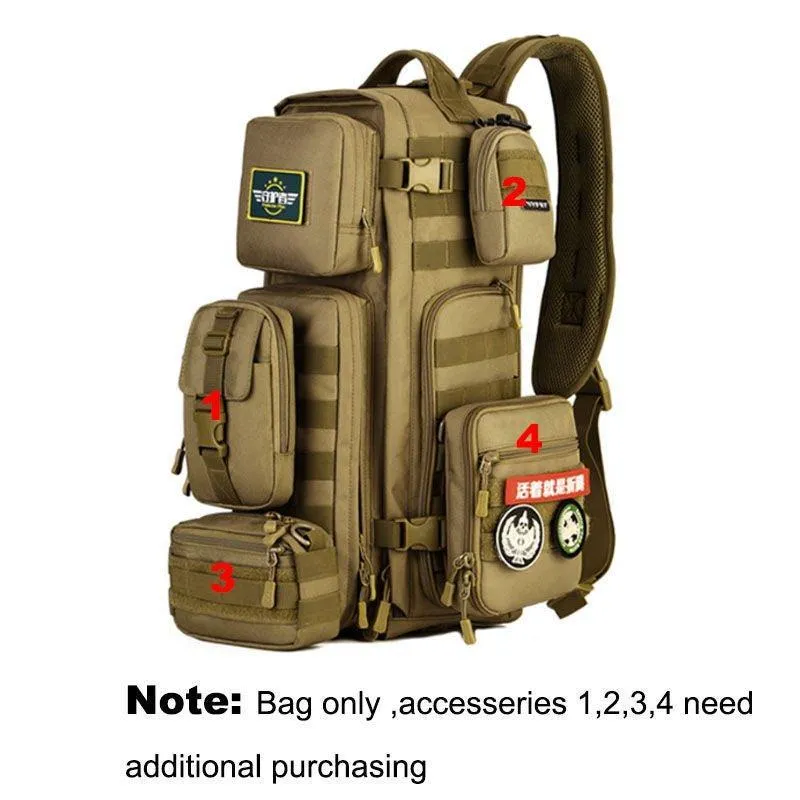 Sling Bag Pack Molle Shoulder Backpack