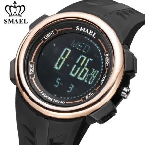 SMAEL New Fashion Watch Outdoor Sport Men Watches Waterproof Military Digital LED Wrist Watch Men Multifunction Male Clock