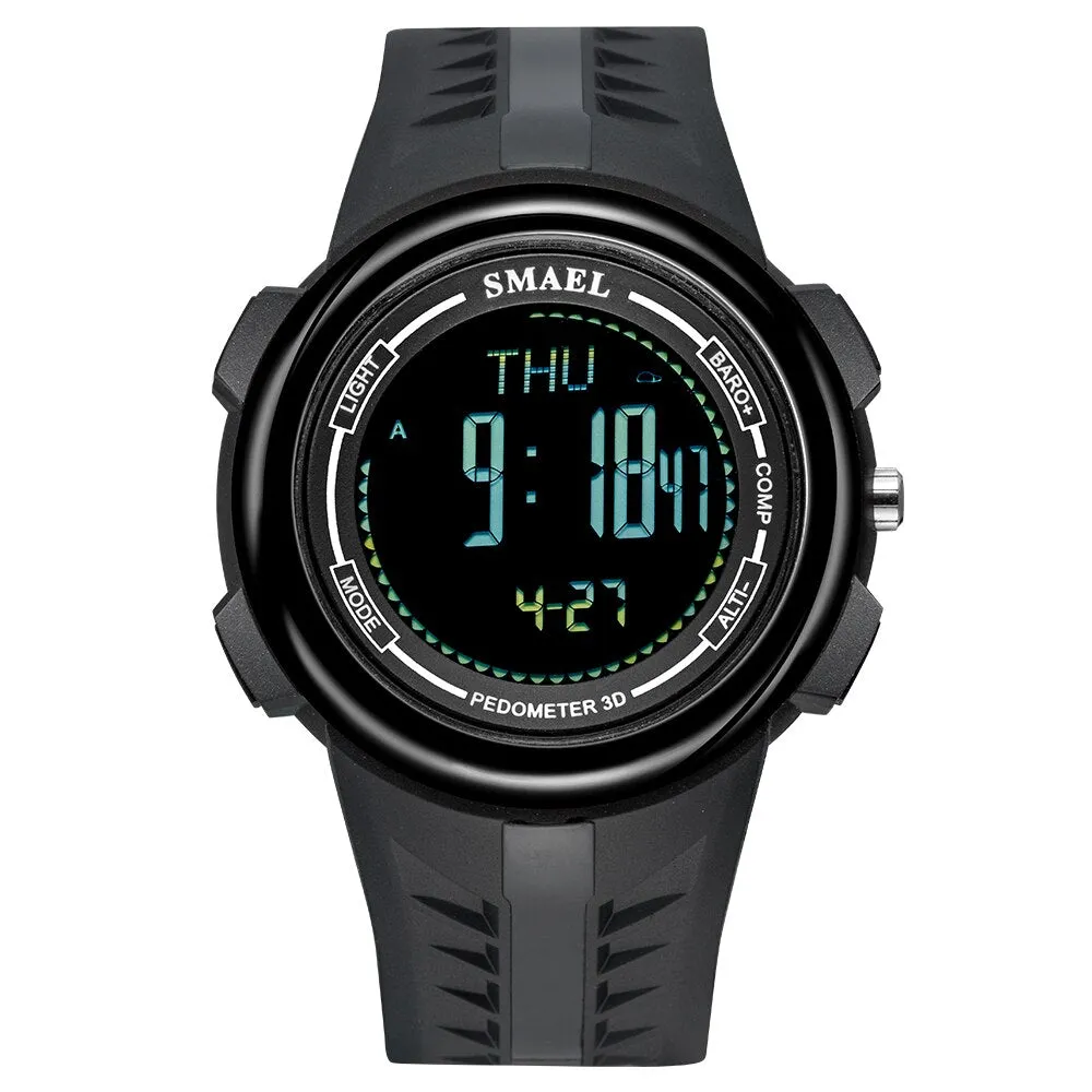 SMAEL New Fashion Watch Outdoor Sport Men Watches Waterproof Military Digital LED Wrist Watch Men Multifunction Male Clock