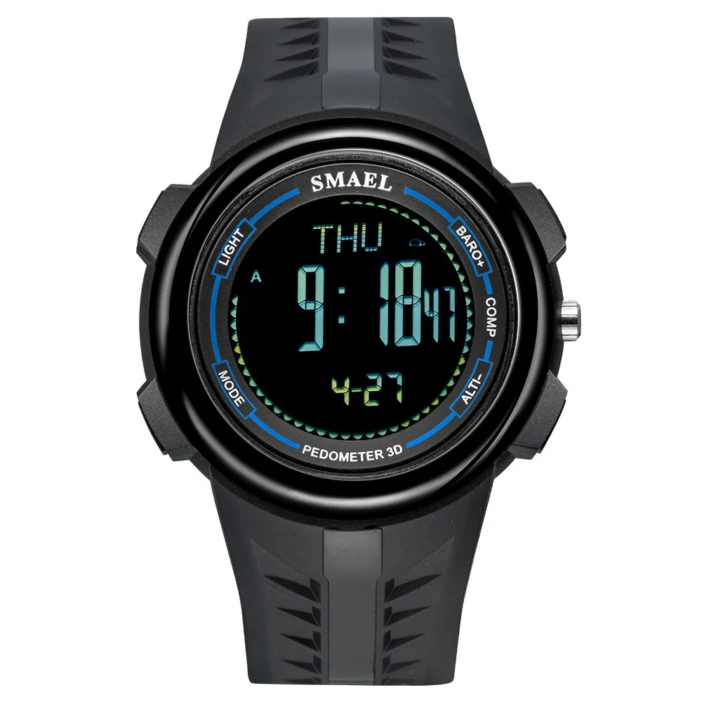 SMAEL New Fashion Watch Outdoor Sport Men Watches Waterproof Military Digital LED Wrist Watch Men Multifunction Male Clock