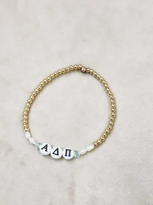 Sorority Greek Letter Bracelet