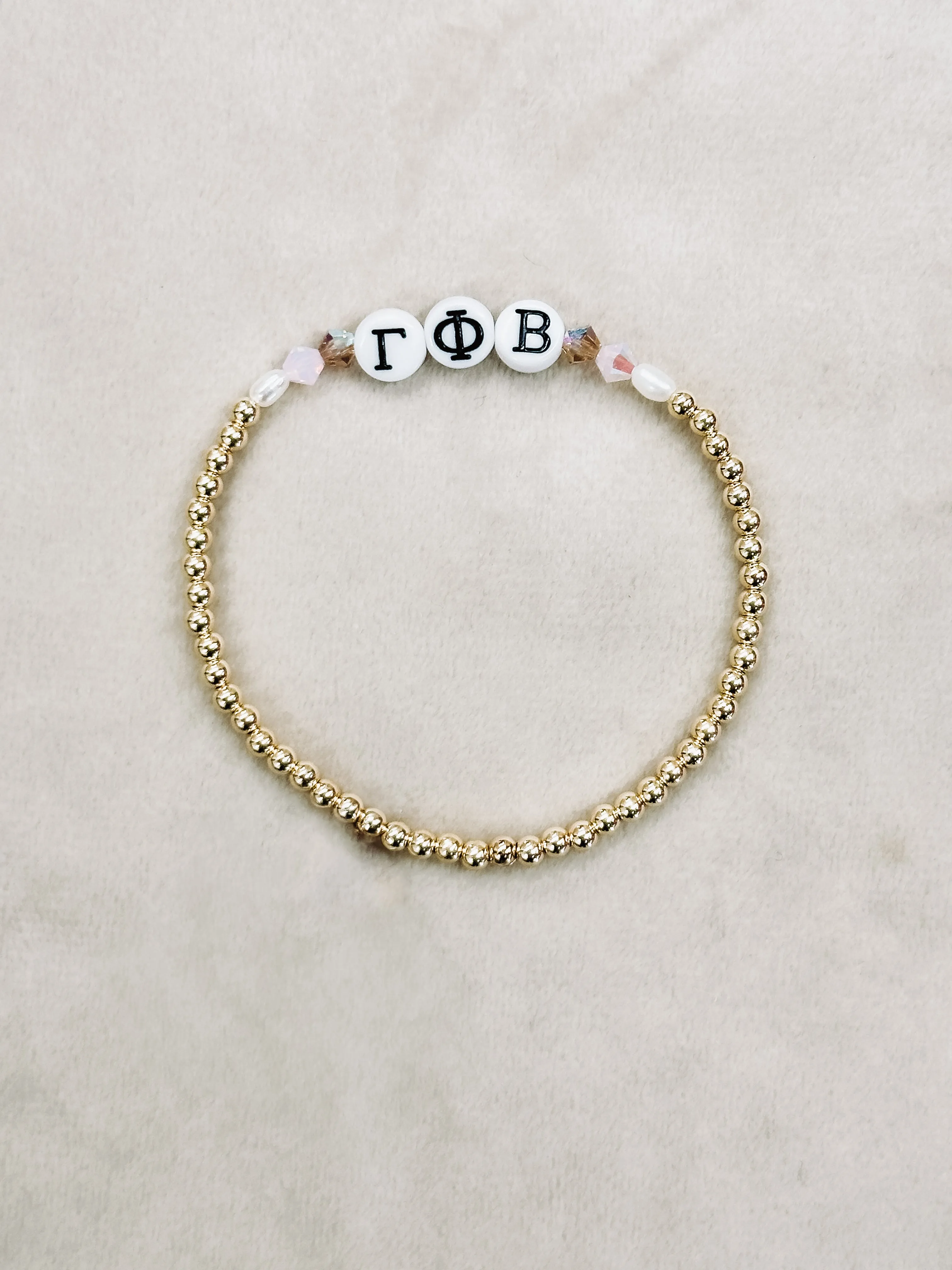 Sorority Greek Letter Bracelet