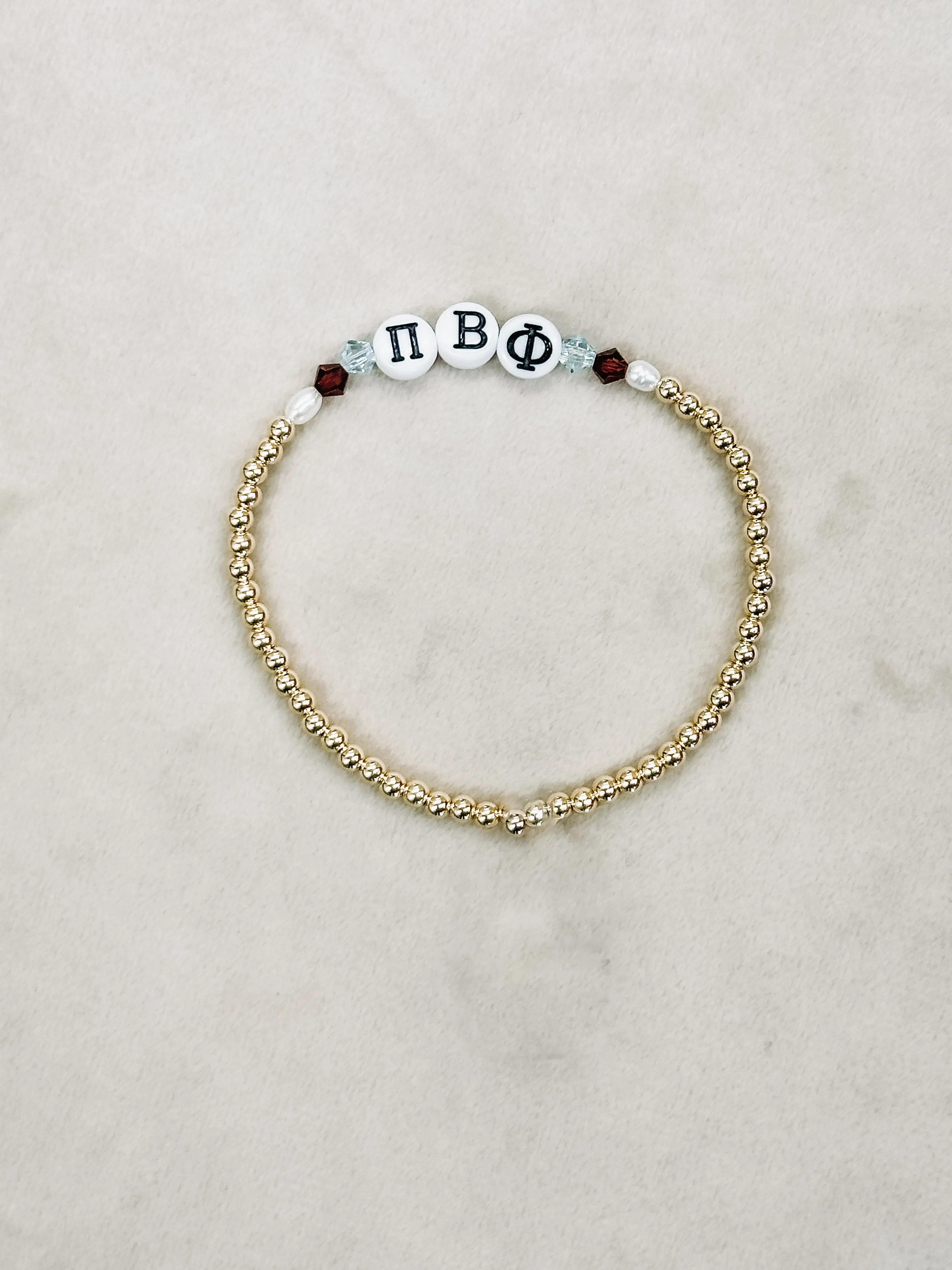 Sorority Greek Letter Bracelet