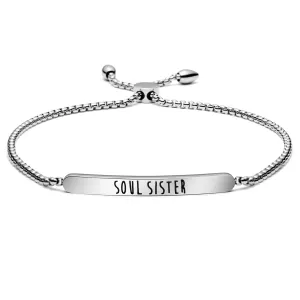 Soul Sister Adjustable Link Chain Bangle
