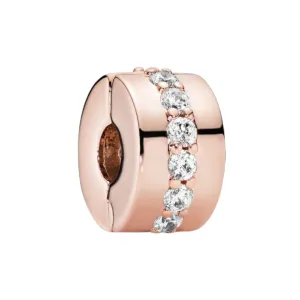 Sparkling Row Spacer Charm
