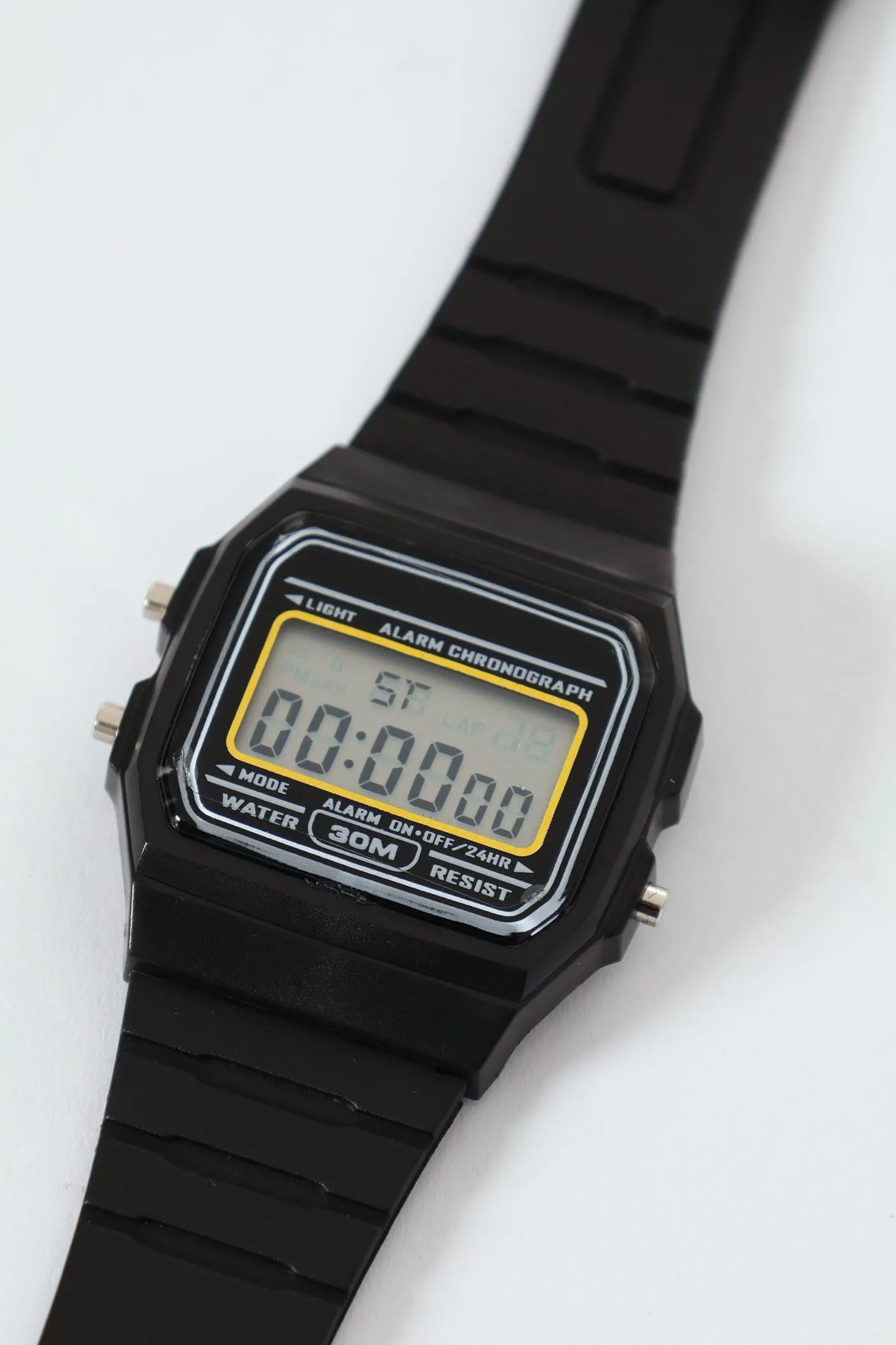 Sporty Digital Watch - Black