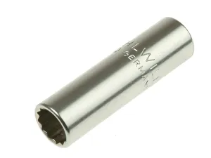 Stahlwille Bi-Hexagon Socket Extra Deep 1/4In Drive 9/16In
