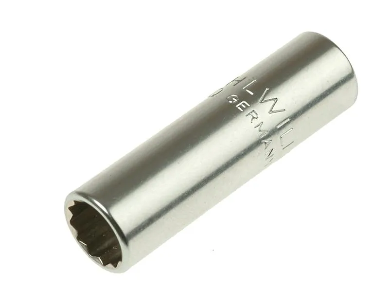 Stahlwille Bi-Hexagon Socket Extra Deep 1/4In Drive 9/16In