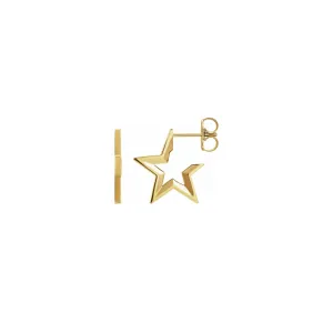 Star Hoop Earrings