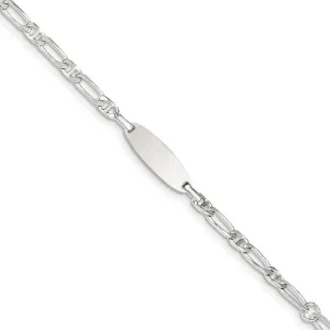 Sterling Silver Adjustable Children ID Bracelet.