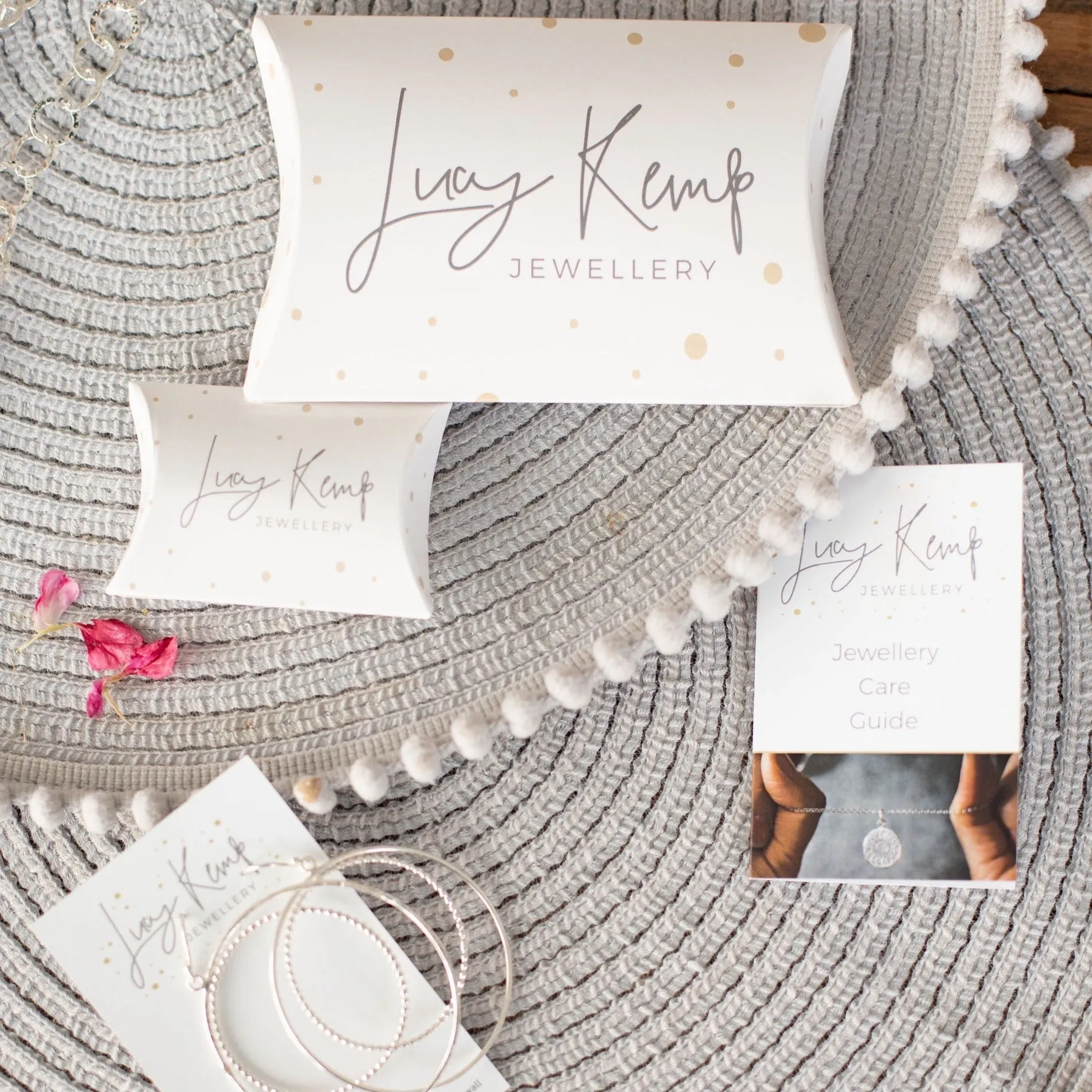 Sterling Silver Textured Hoops - Leopard Print