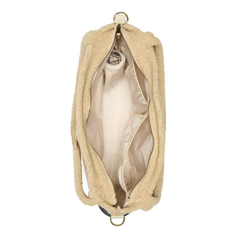 Studio Noos diaper bag 'Teddy' Ecru
