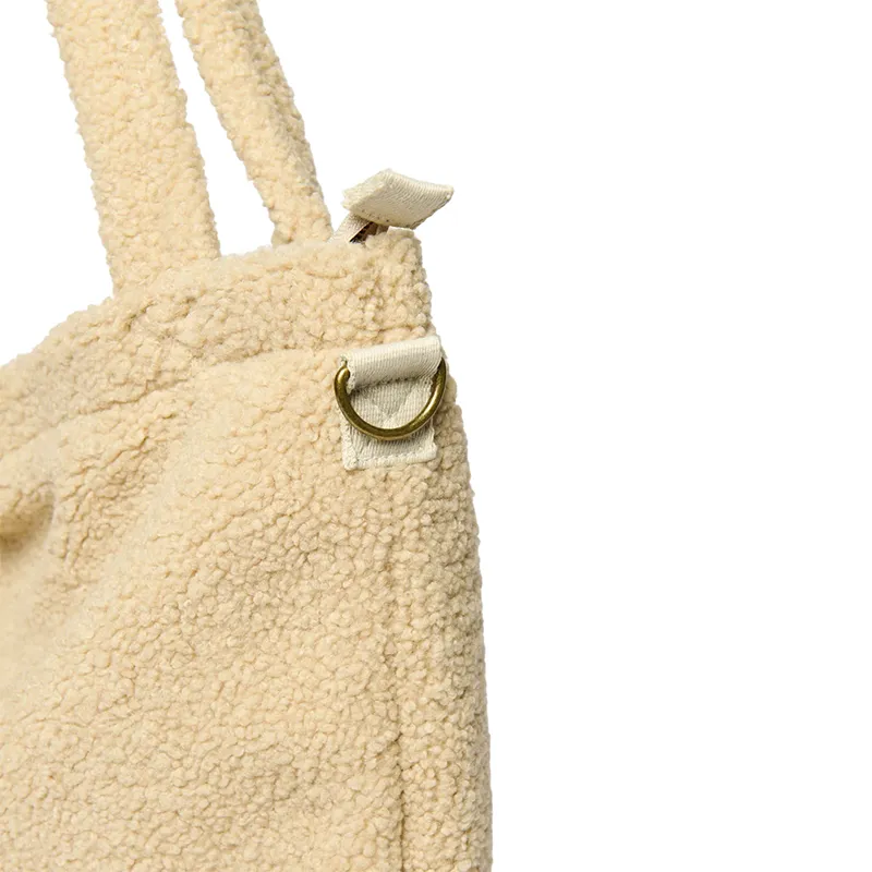 Studio Noos diaper bag 'Teddy' Ecru