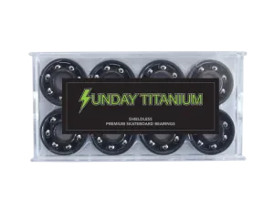 Sunday Hardware Titanium Shieldless Bearings