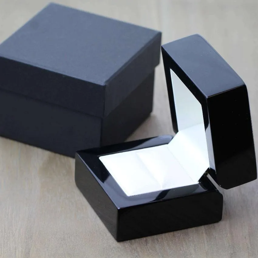 The Astroblast - Titanium Hammered Effect Ring 5 to 7mm widths