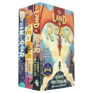 The Land of Roar series 3 books set (The Battle for Roar, Return to Roar, The Land of Roar)
