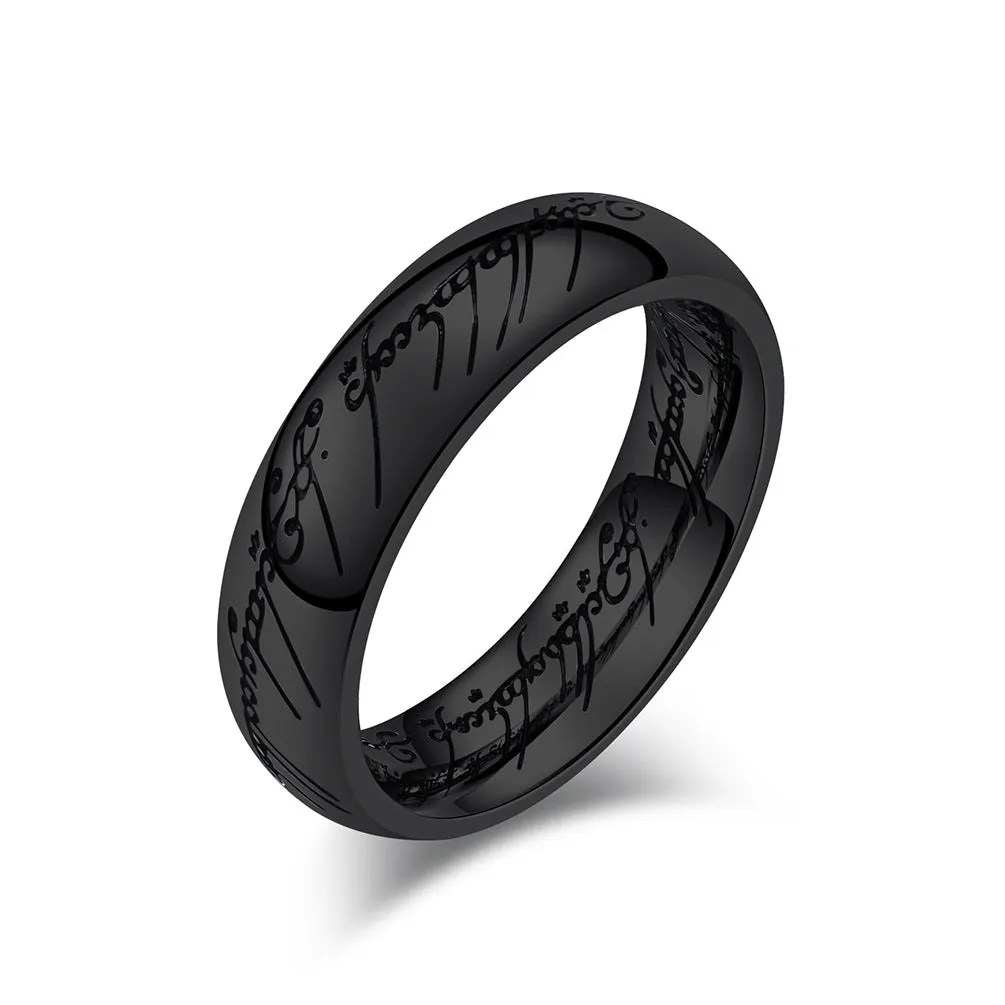 The Lord of the Rings Titanium Steel Ring