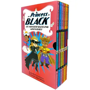 The Princess in Black 6 Monster-Battling Adventures Books Collection Box Set by Shannon & Dean Hale