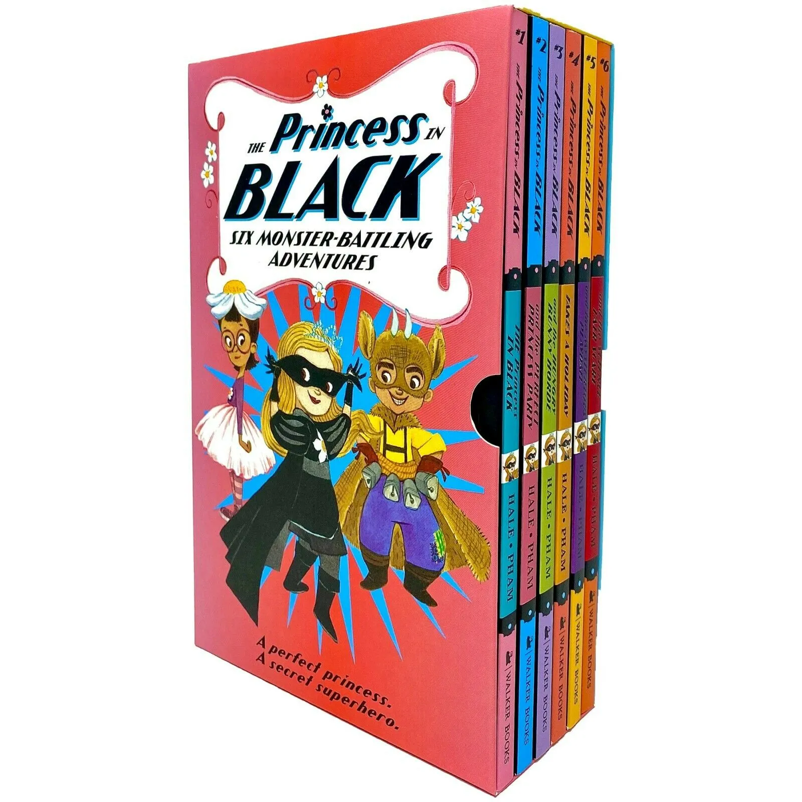 The Princess in Black 6 Monster-Battling Adventures Books Collection Box Set by Shannon & Dean Hale