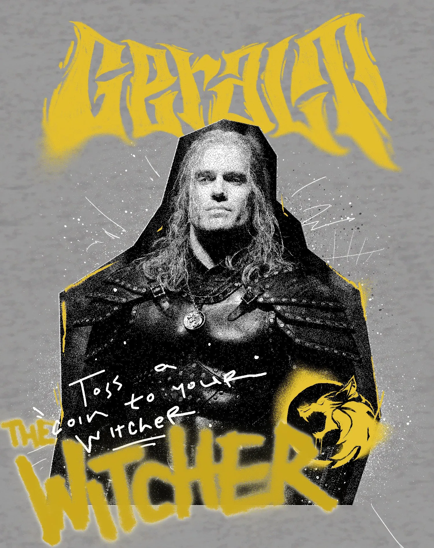 The Witcher Geralt Coin Toss Official Women's T-Shirt