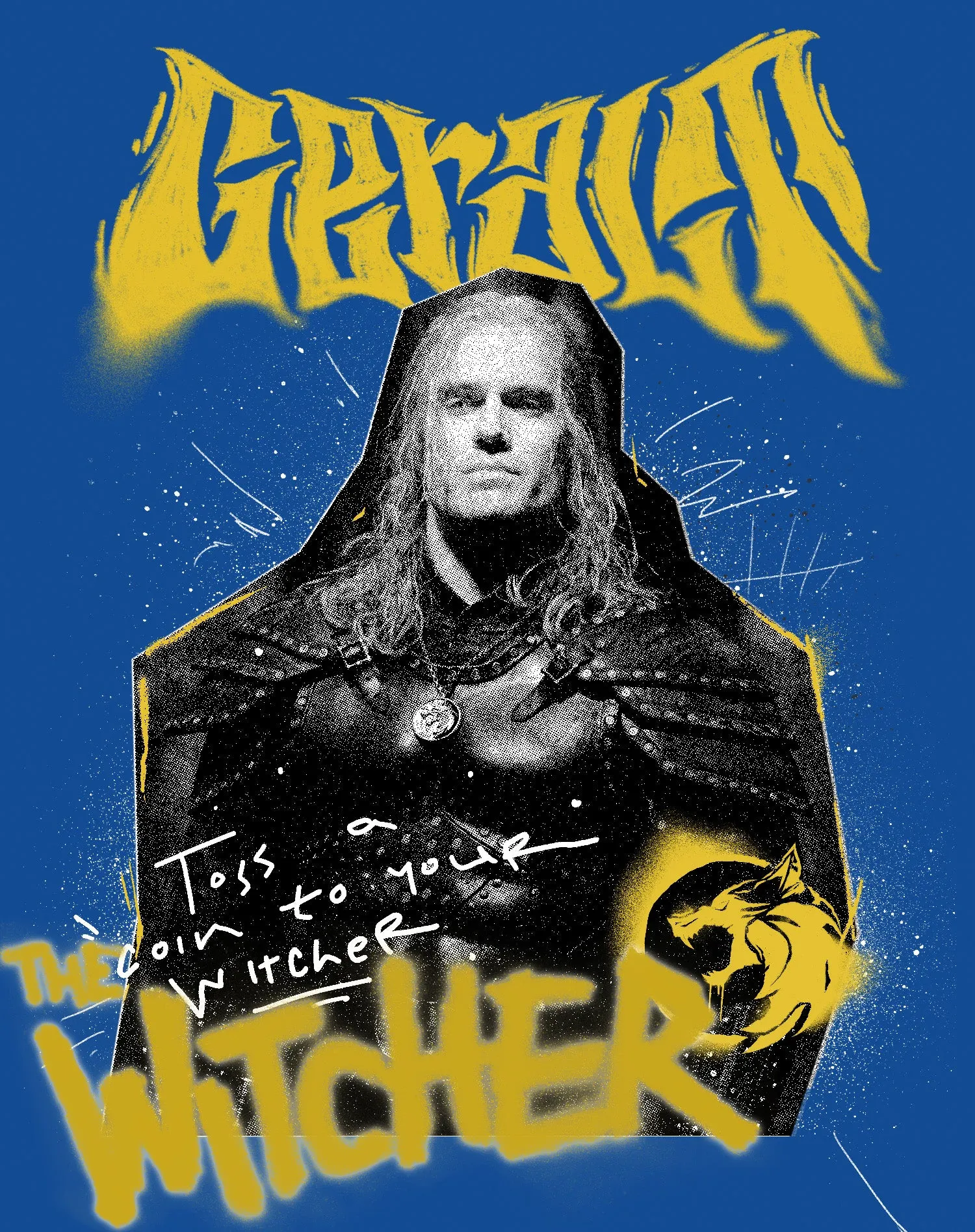 The Witcher Geralt Coin Toss Official Women's T-Shirt