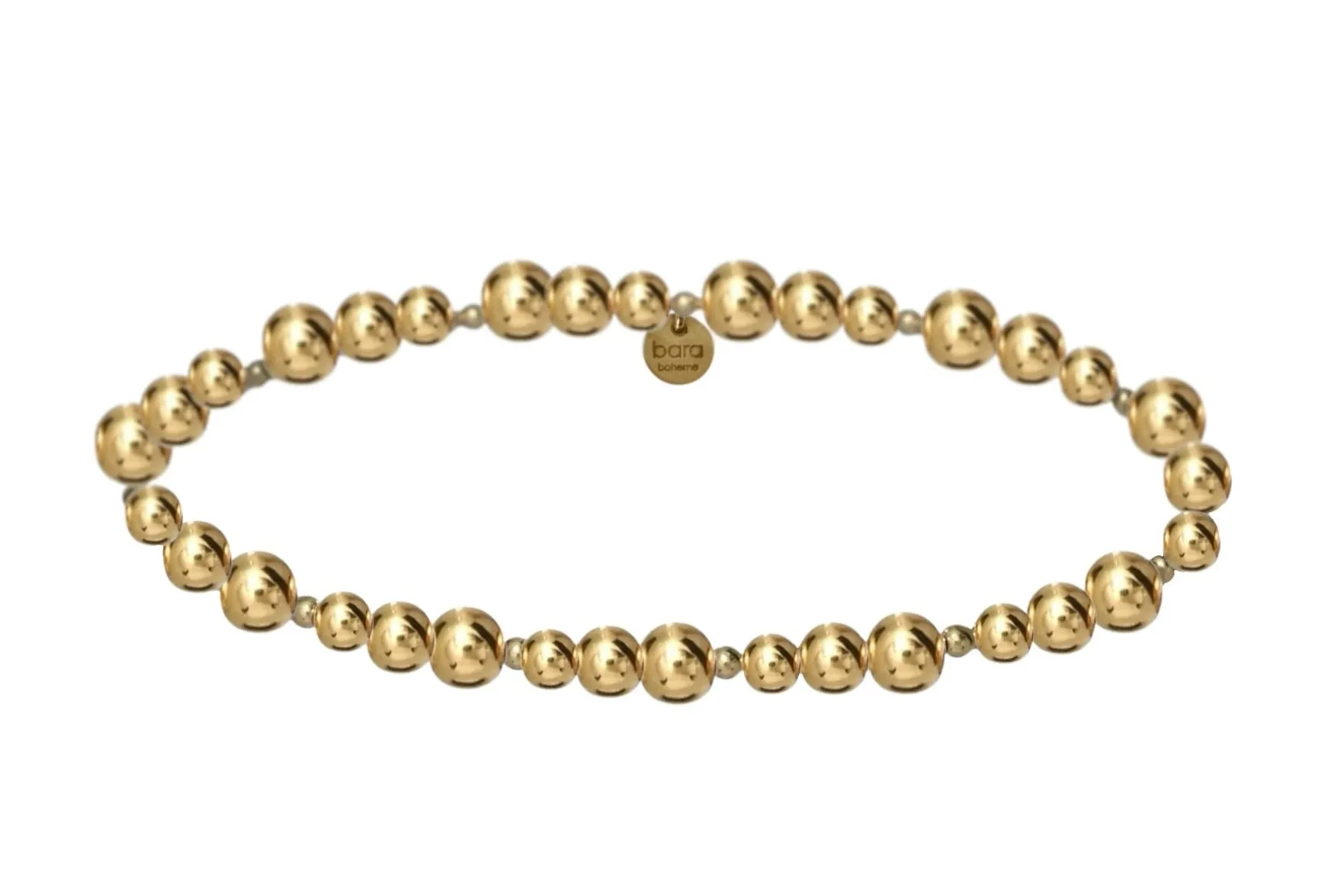 TIFF | Stretchy Anti-tarnish 14K Gold Filled Stackable Bracelet