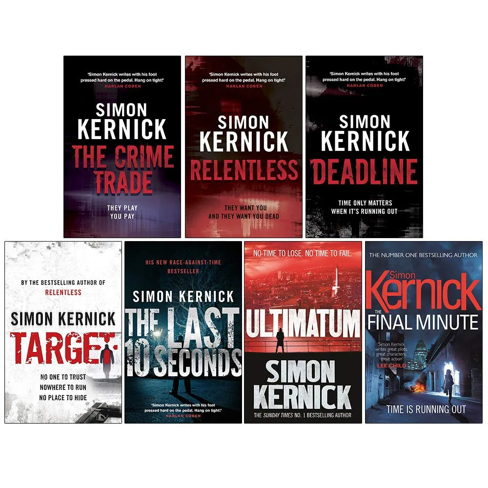 Tina Boyd Collection By Simon Kernick 7 Books Set