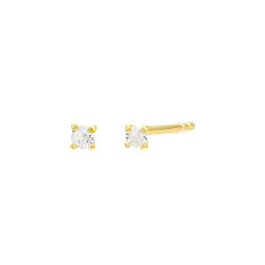 Tiny CZ Stud Earring