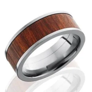 Titanium and Cocobolo Hardwood