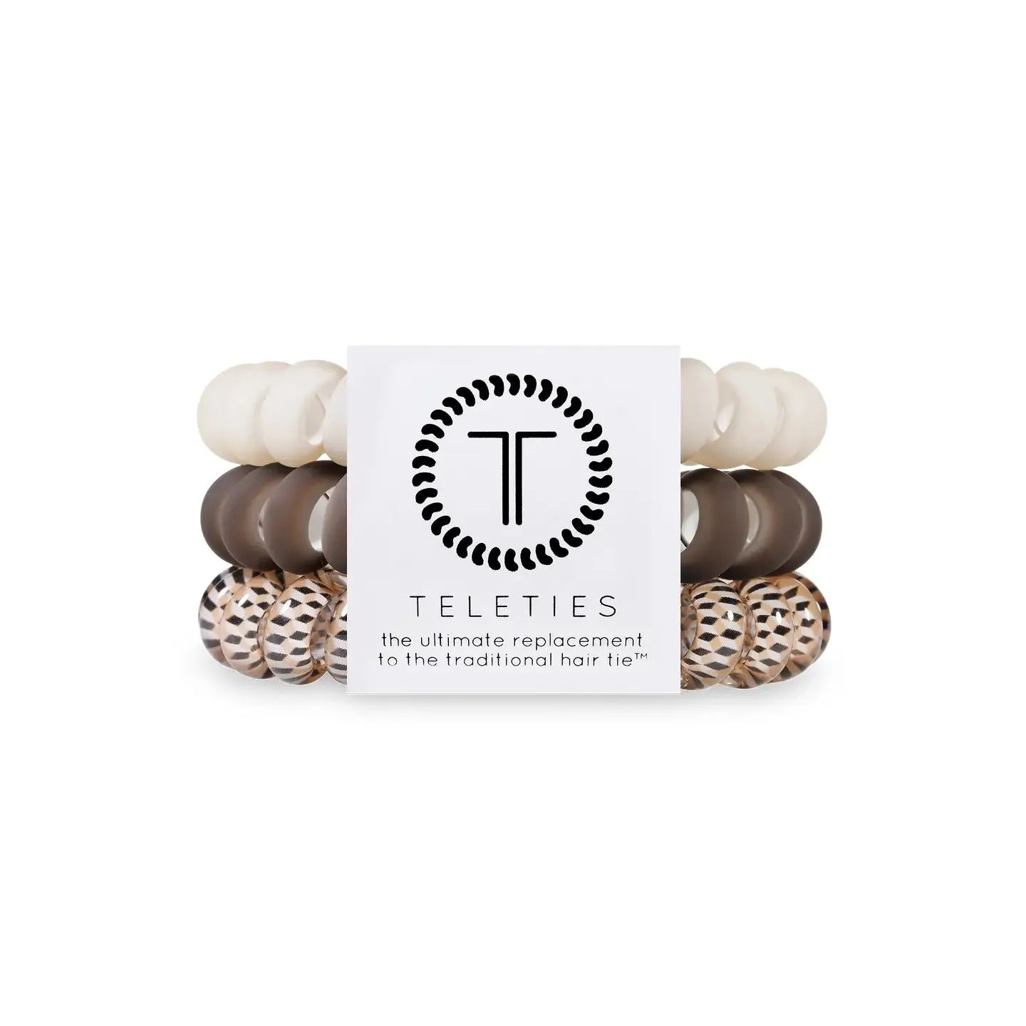 Toasted Teleties Large 3-Pack Hair Ties