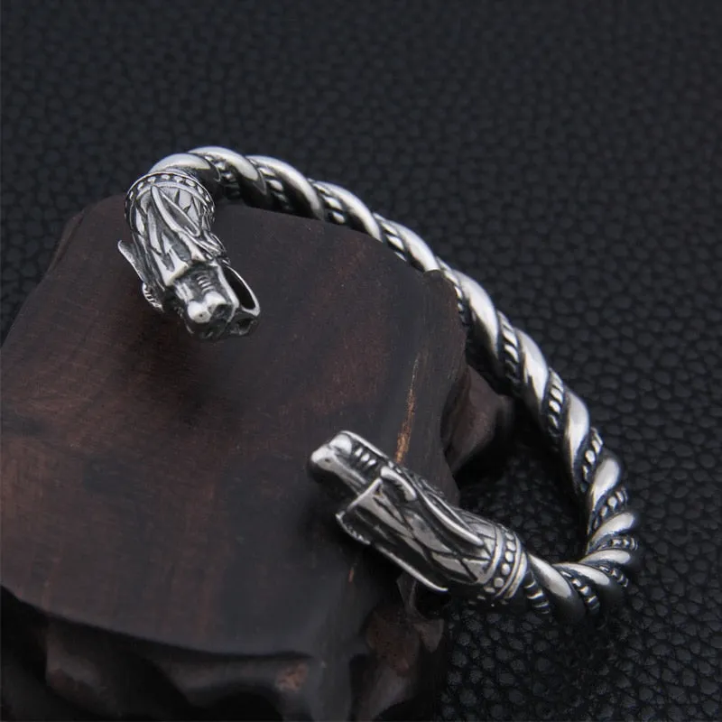 Twined Dragon Arm Ring