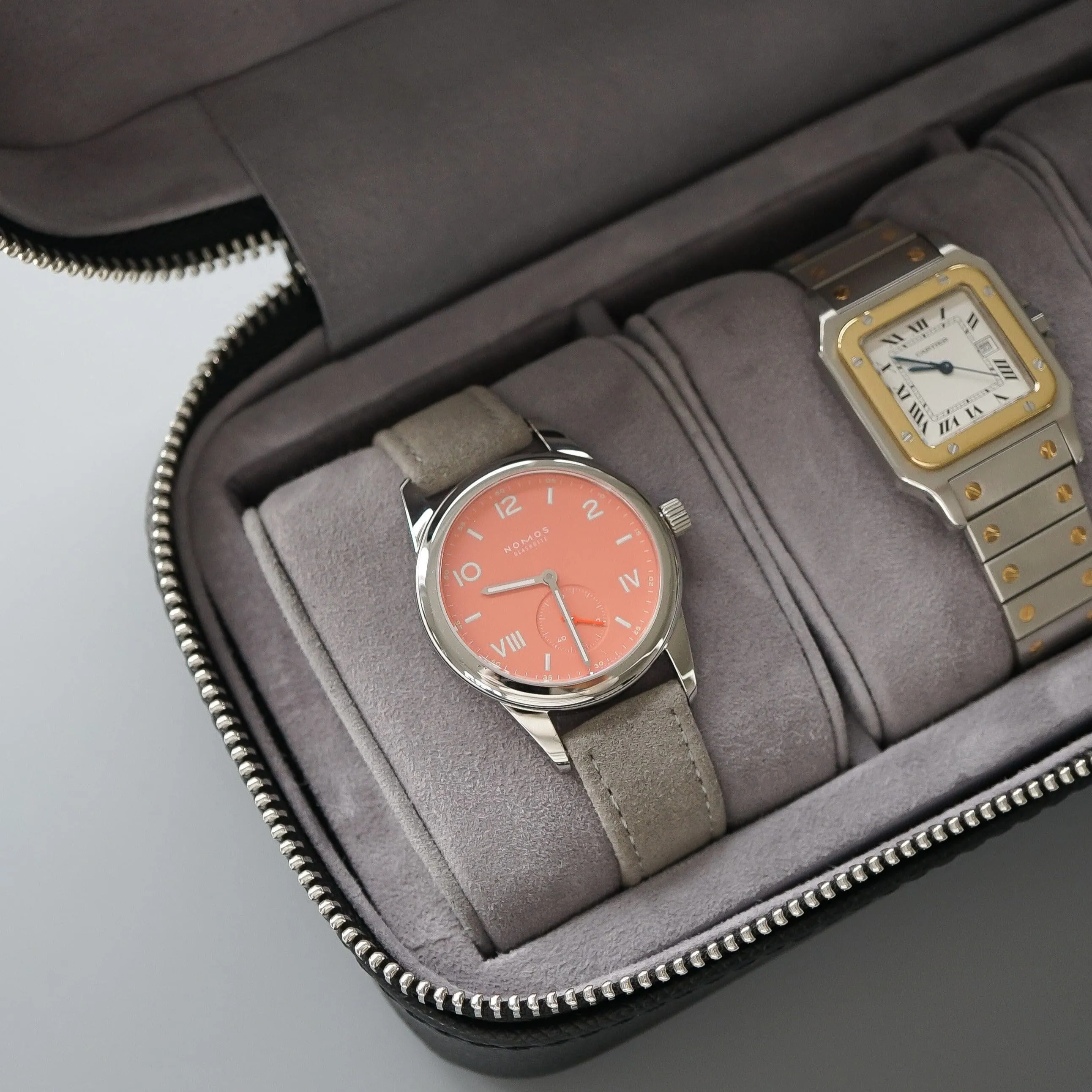 Uhrenbox 3 Uhren [Schwarz]