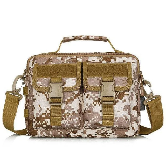 USB Molle Messenger Bags Shoulder Sling Pack