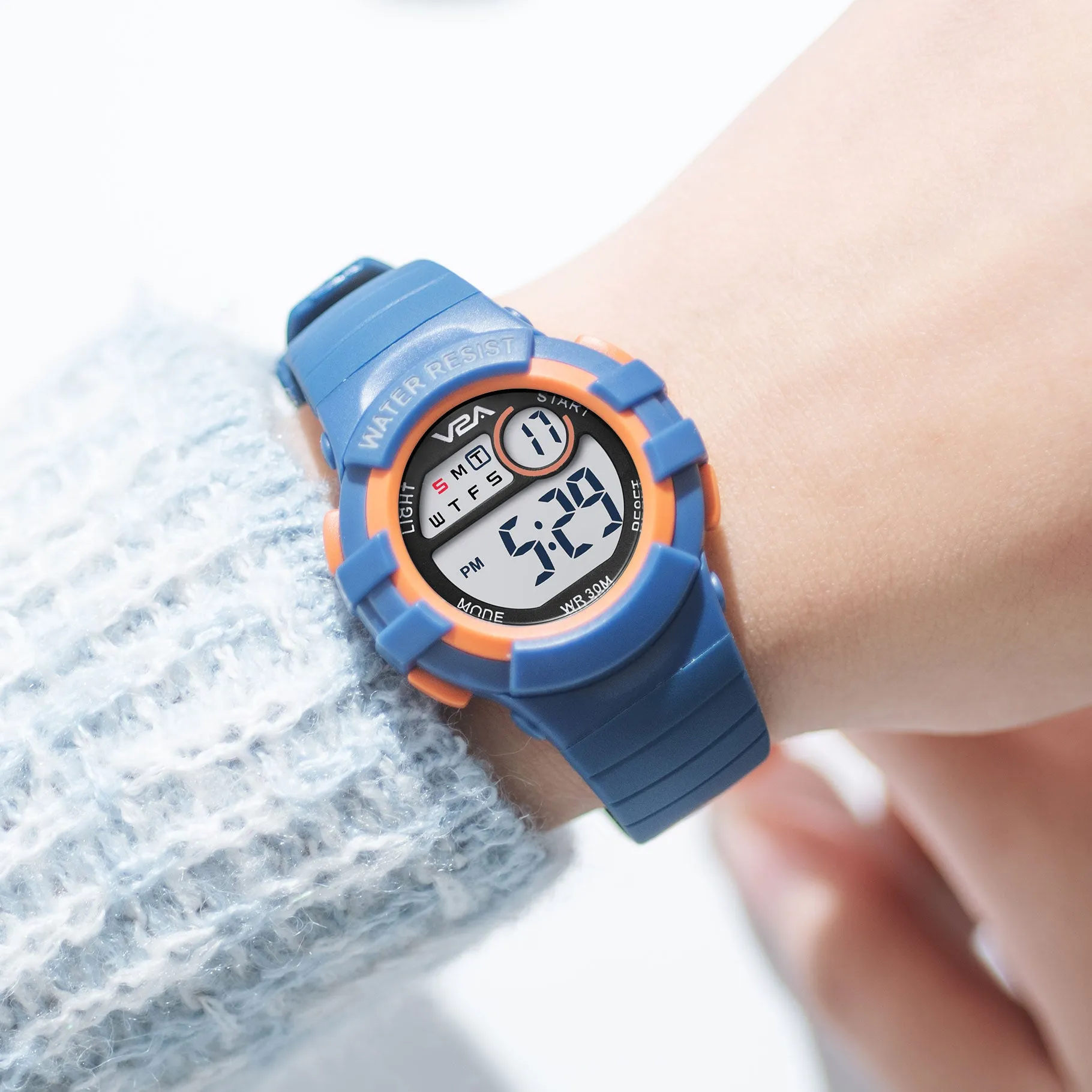 V2A Digital Watch Unisex-Child Kids Watch Between 3 to 10 Years of Age Multi-Functional 30 M Waterproof Digital Sports Watch for Kids | Digital Watch for Kids