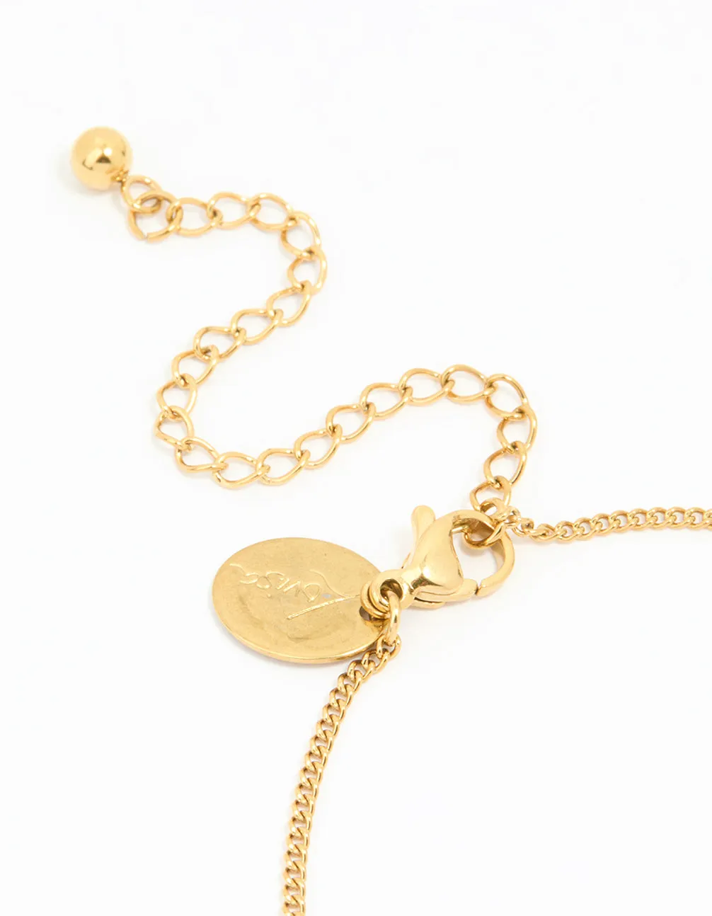 Waterproof Gold Plated Stainless Steel Dainty Heart Bracelet