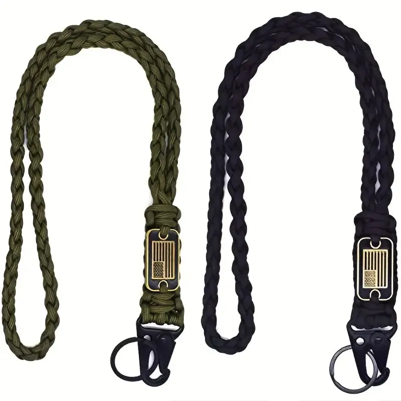 Wild West Stars & Stripes Paracord: Multi-Use Lanyard