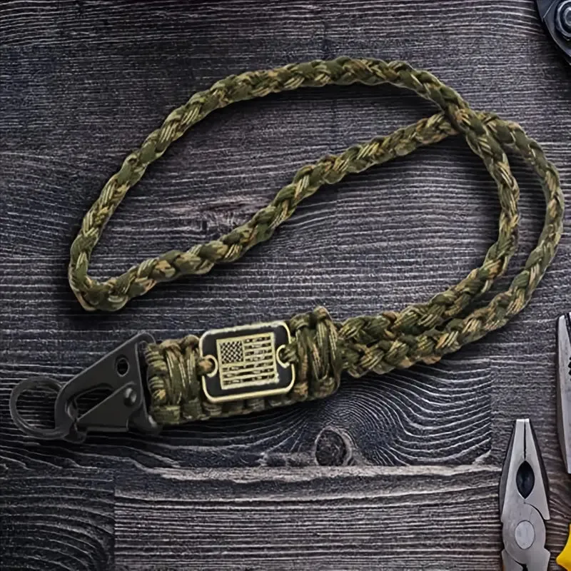 Wild West Stars & Stripes Paracord: Multi-Use Lanyard