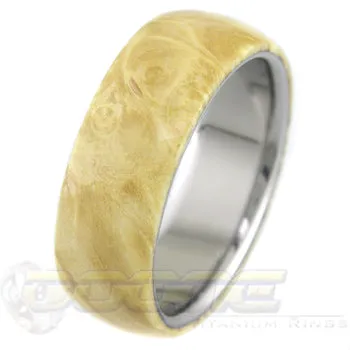 Wood Over Metal Sleeve Ring