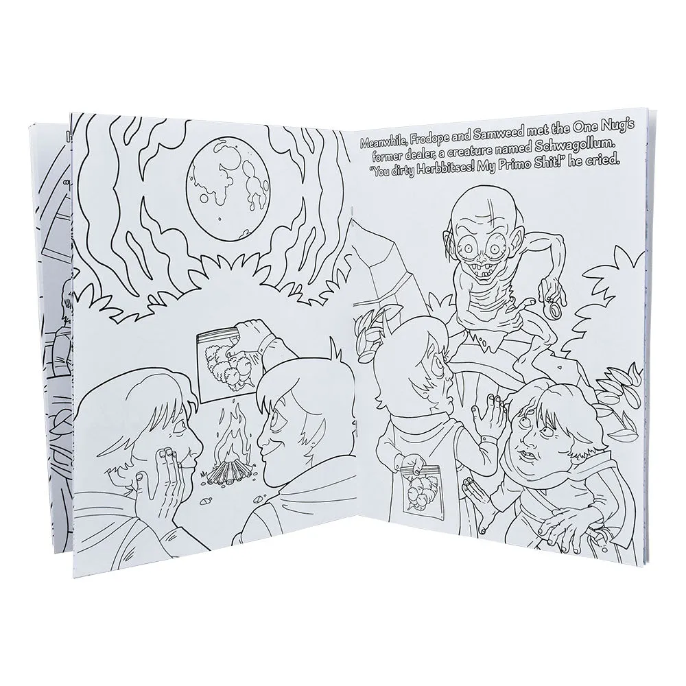 Wood Rocket Adult Coloring Book | Lord of the Smoke Rings