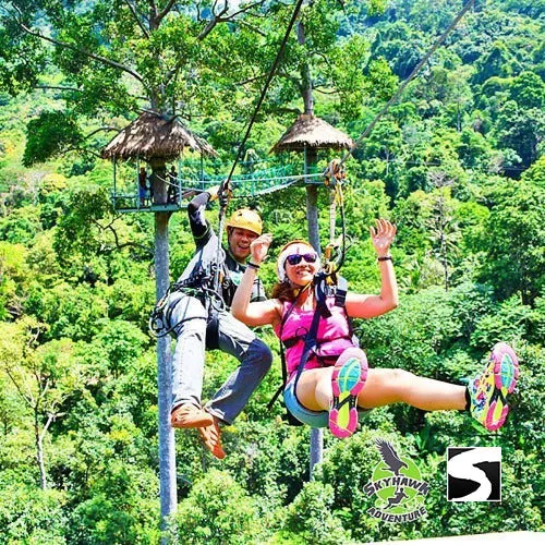 *Zipline in Koh Samui Adventure activity tour