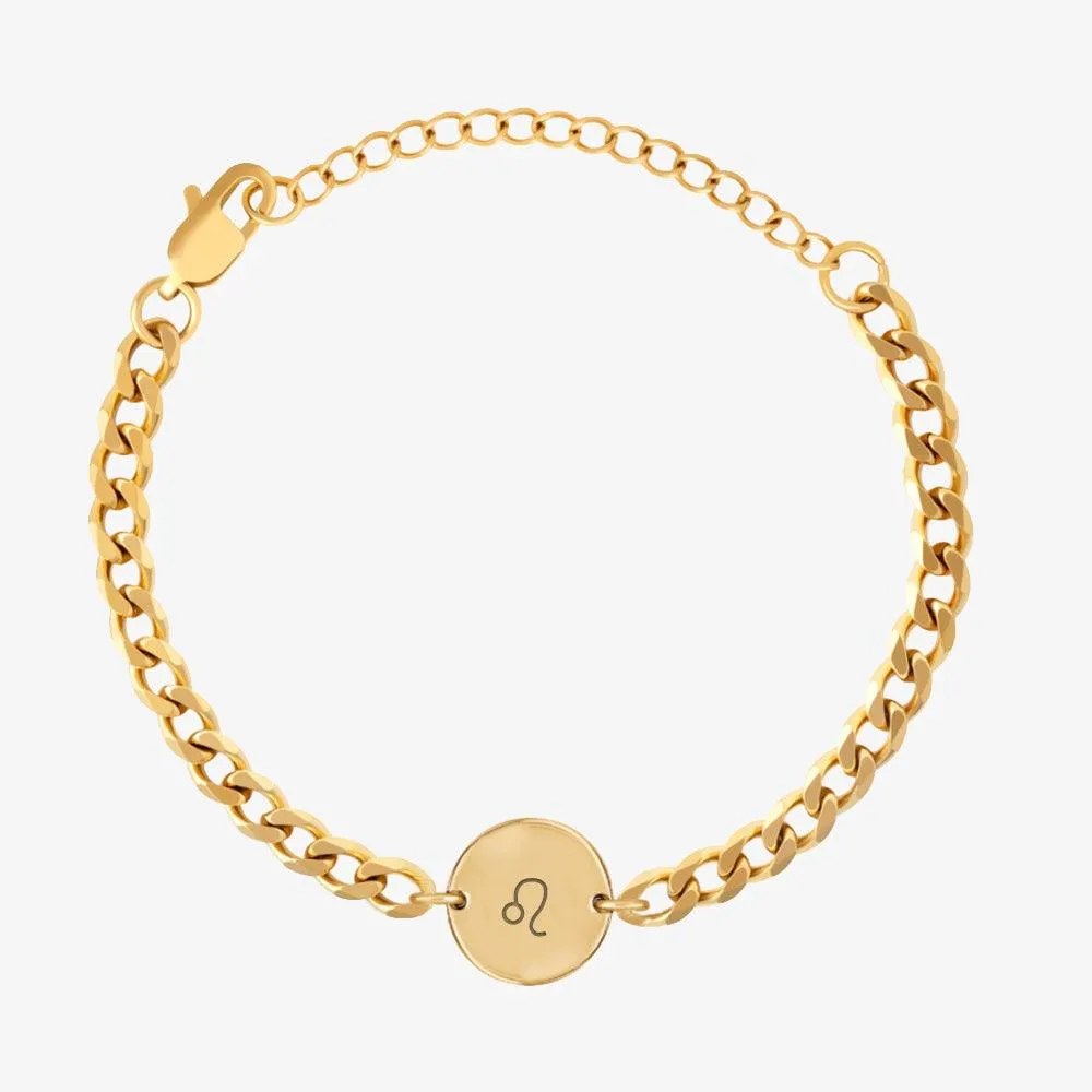 Zodiac Sign Chain Bracelet