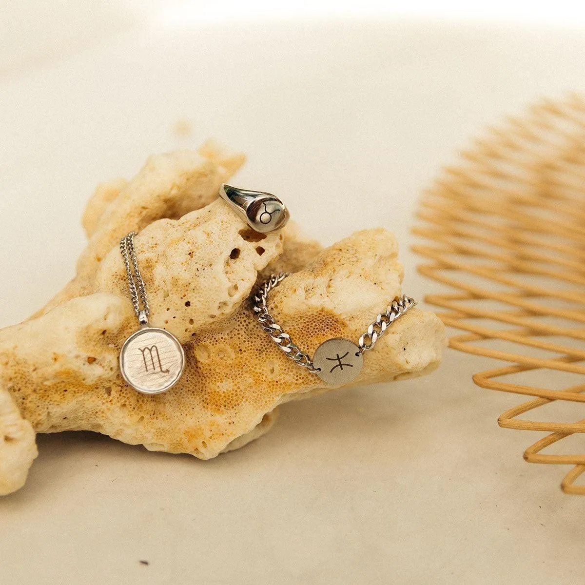 Zodiac Sign Chain Bracelet